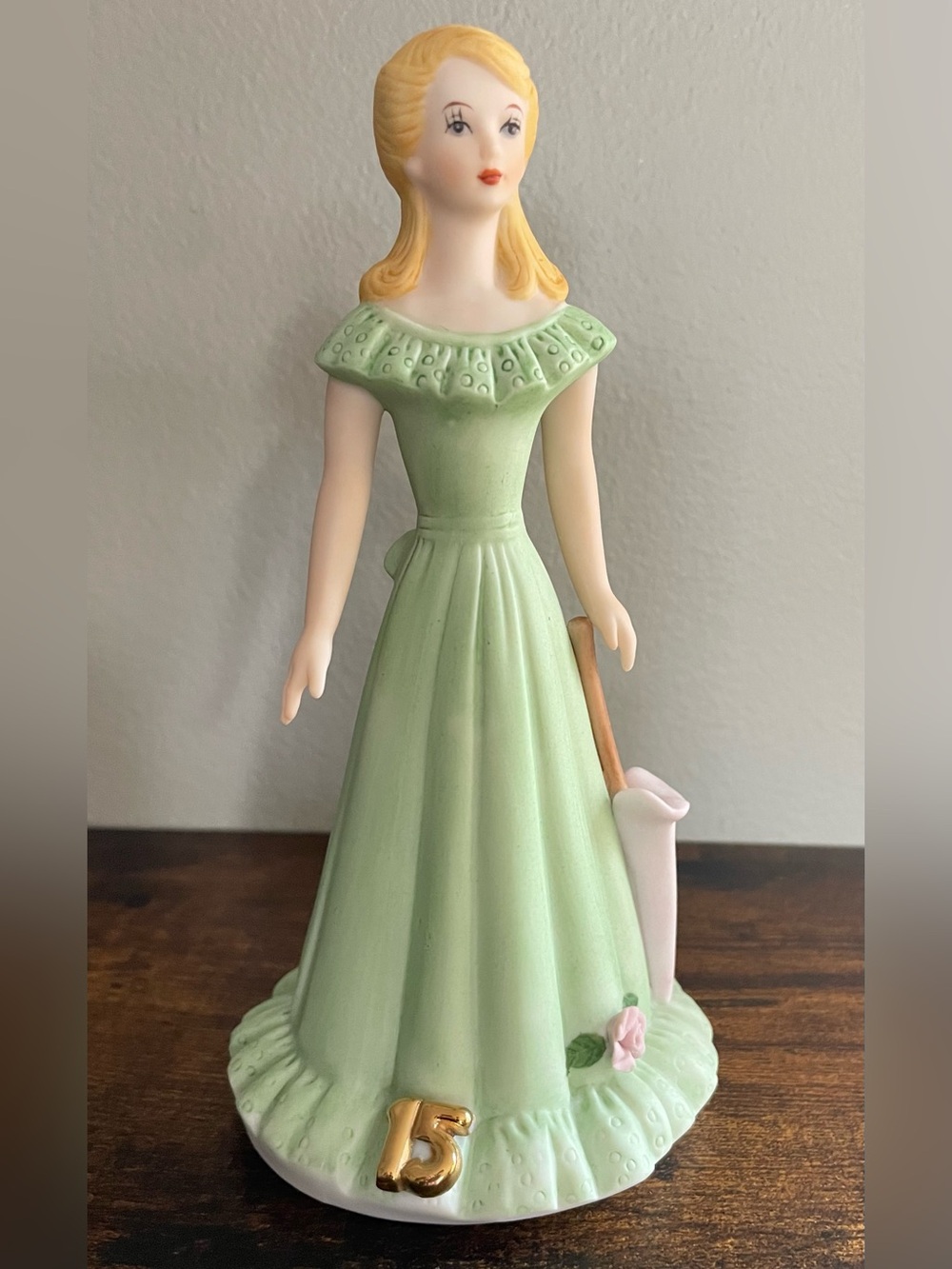 Enesco 1981 Growing Up Birthday Girls Figurine Age 15